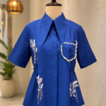 Cobalt Bloom Shirt