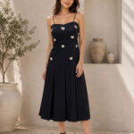 The Daisy Noir Dress