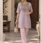 Lilac Noor Embroidered Kurta Set